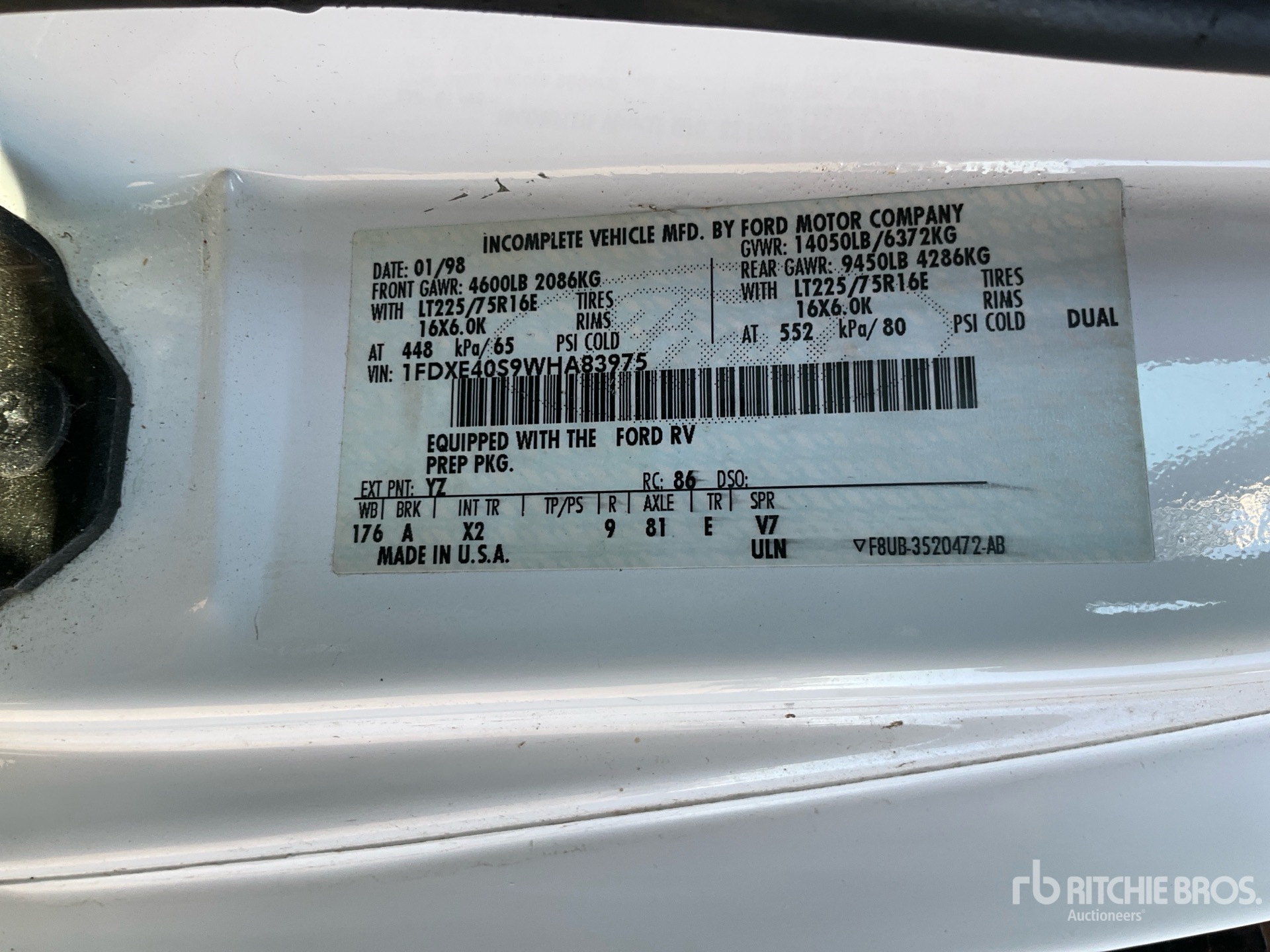 1998 Ford E450