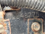 General Appearance with Frame Stamp Serial Number/VIN Photo