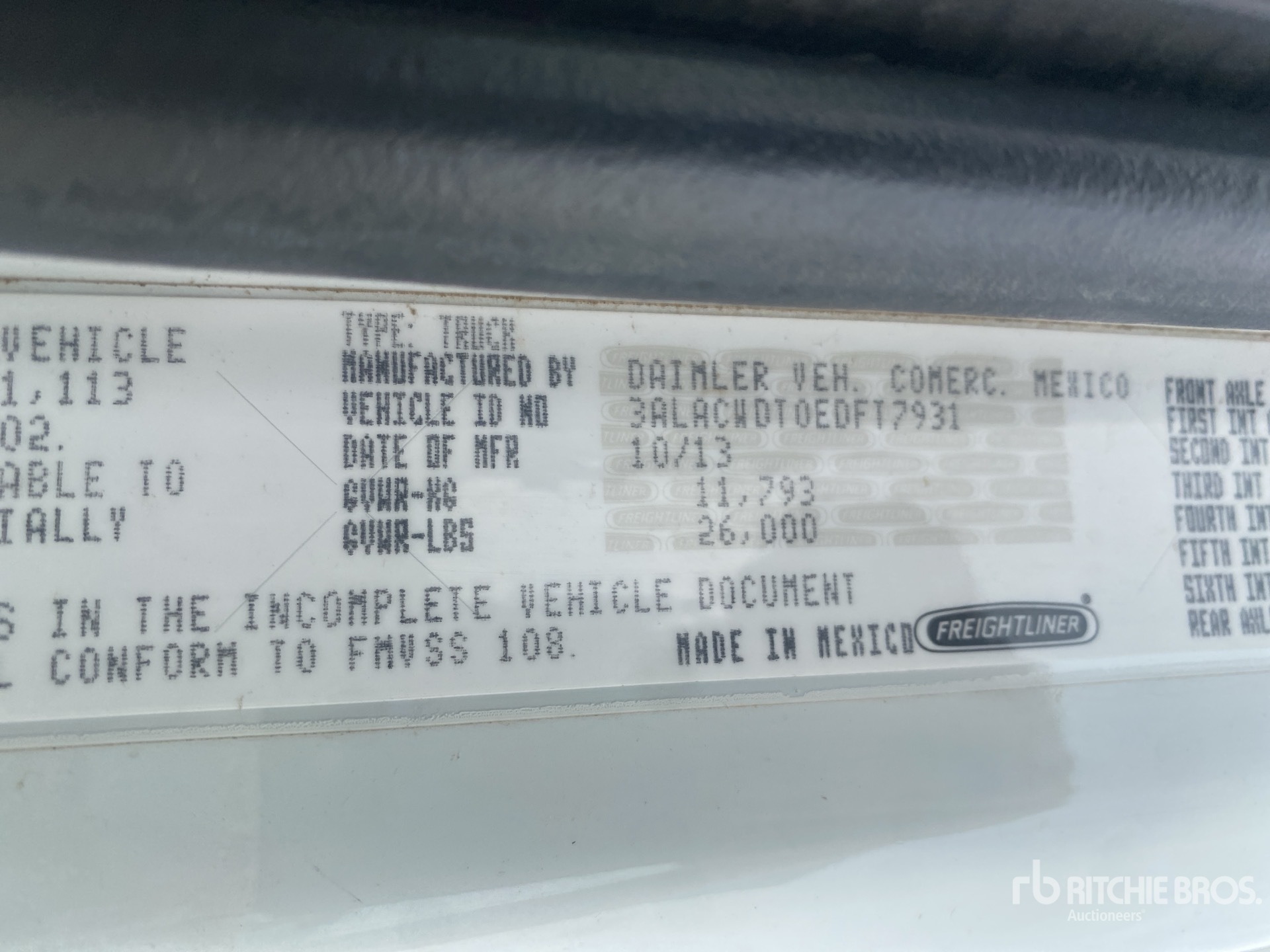 2014 Freightliner M2 106