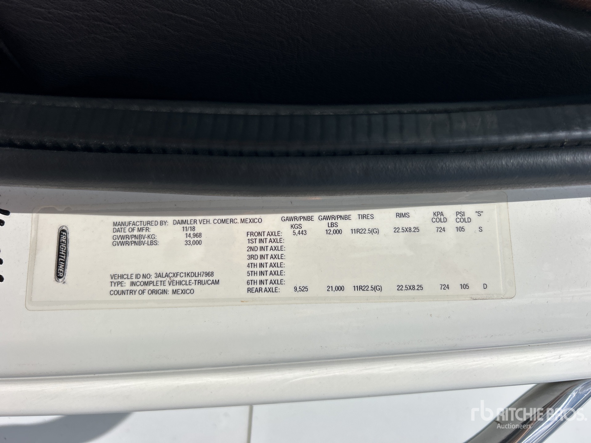 2019 Freightliner M2106