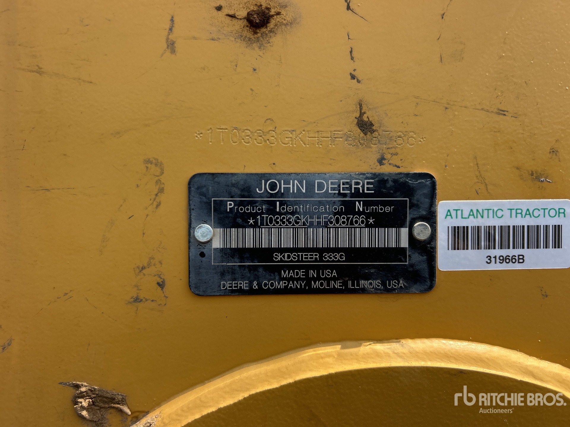2017 John Deere 333G