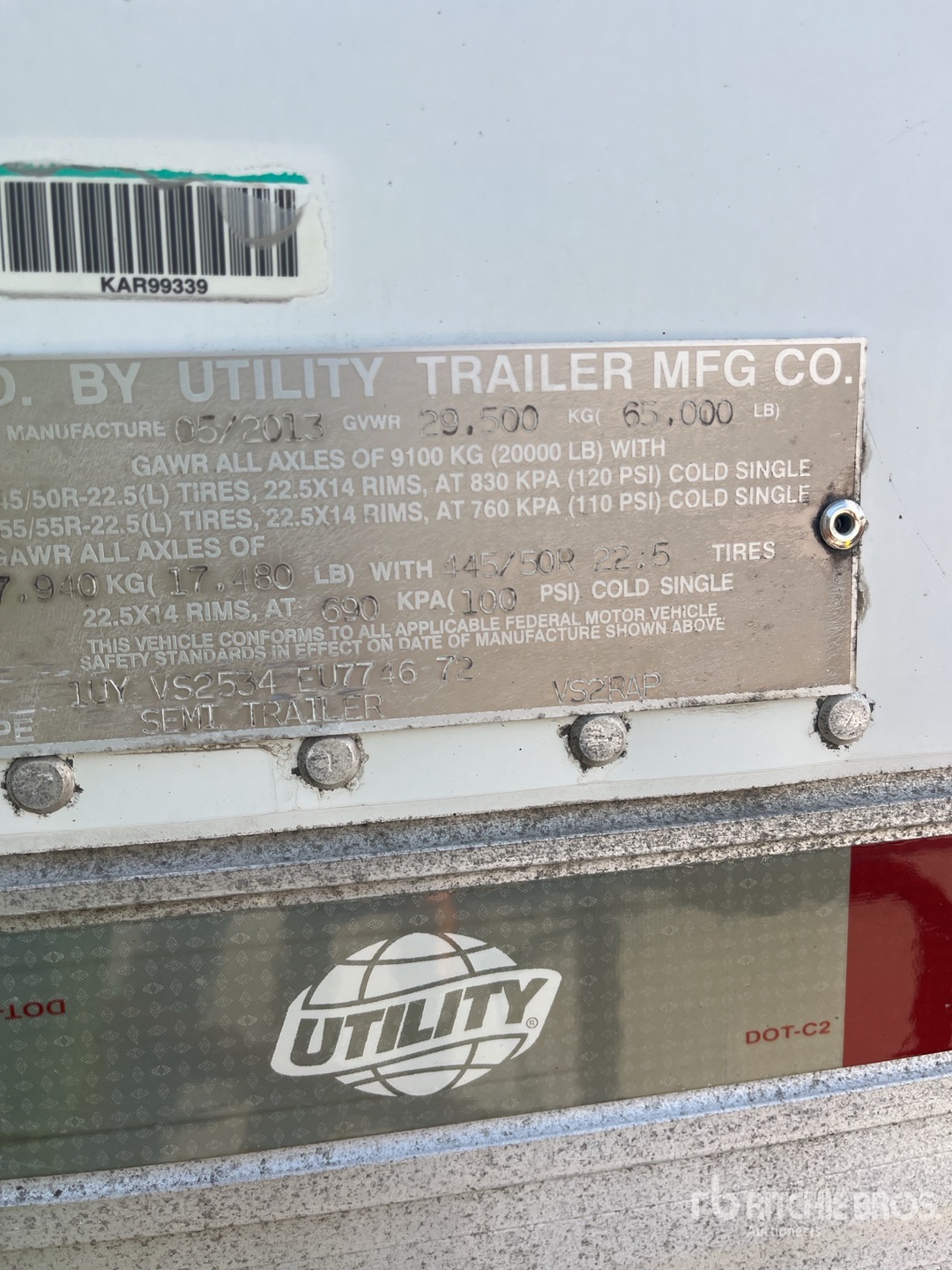 2014 Utility VS2RAP