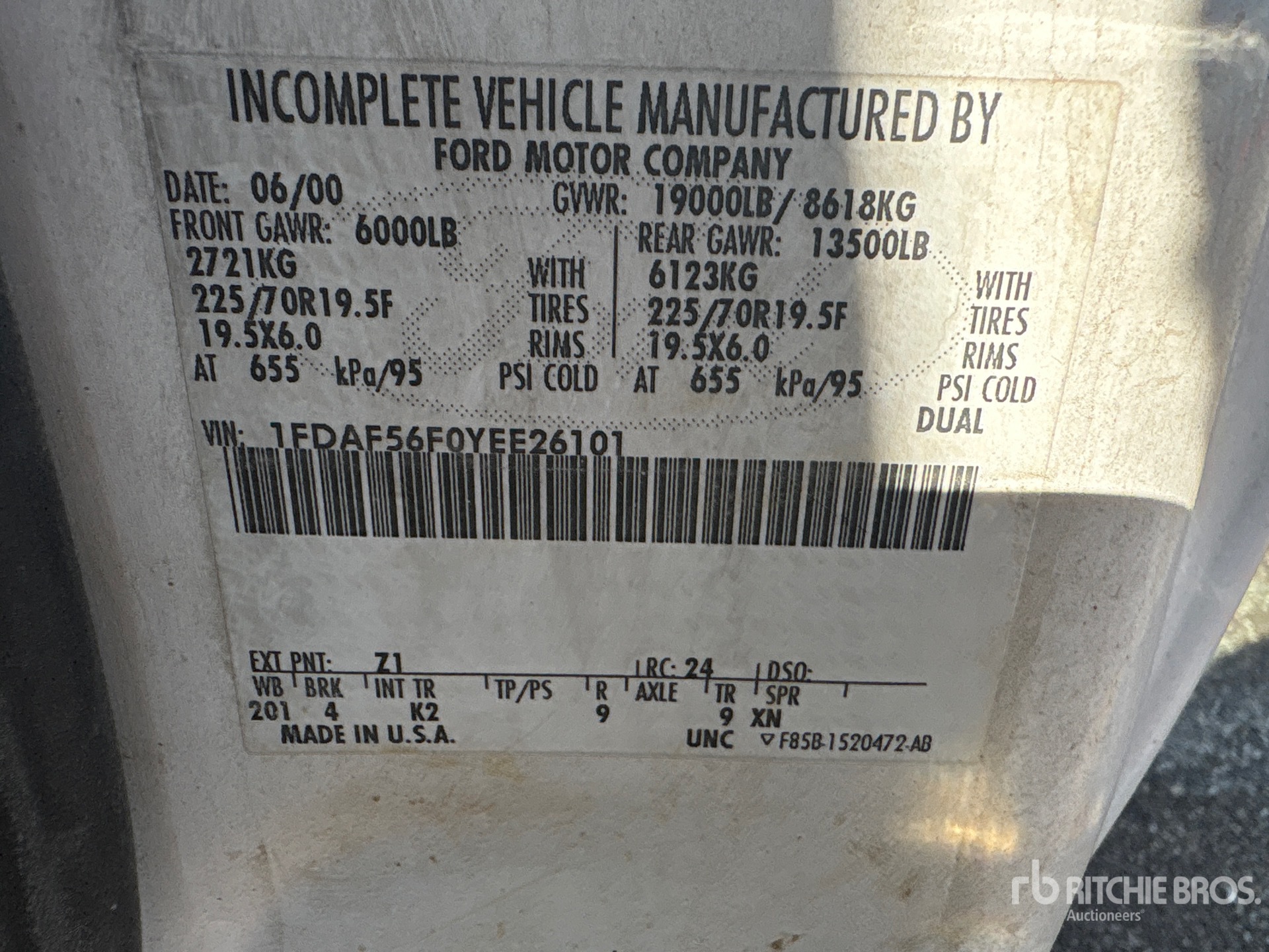 2000 Ford F-550