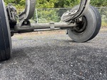 Underbody with Non-Driven Rear Drop Axle