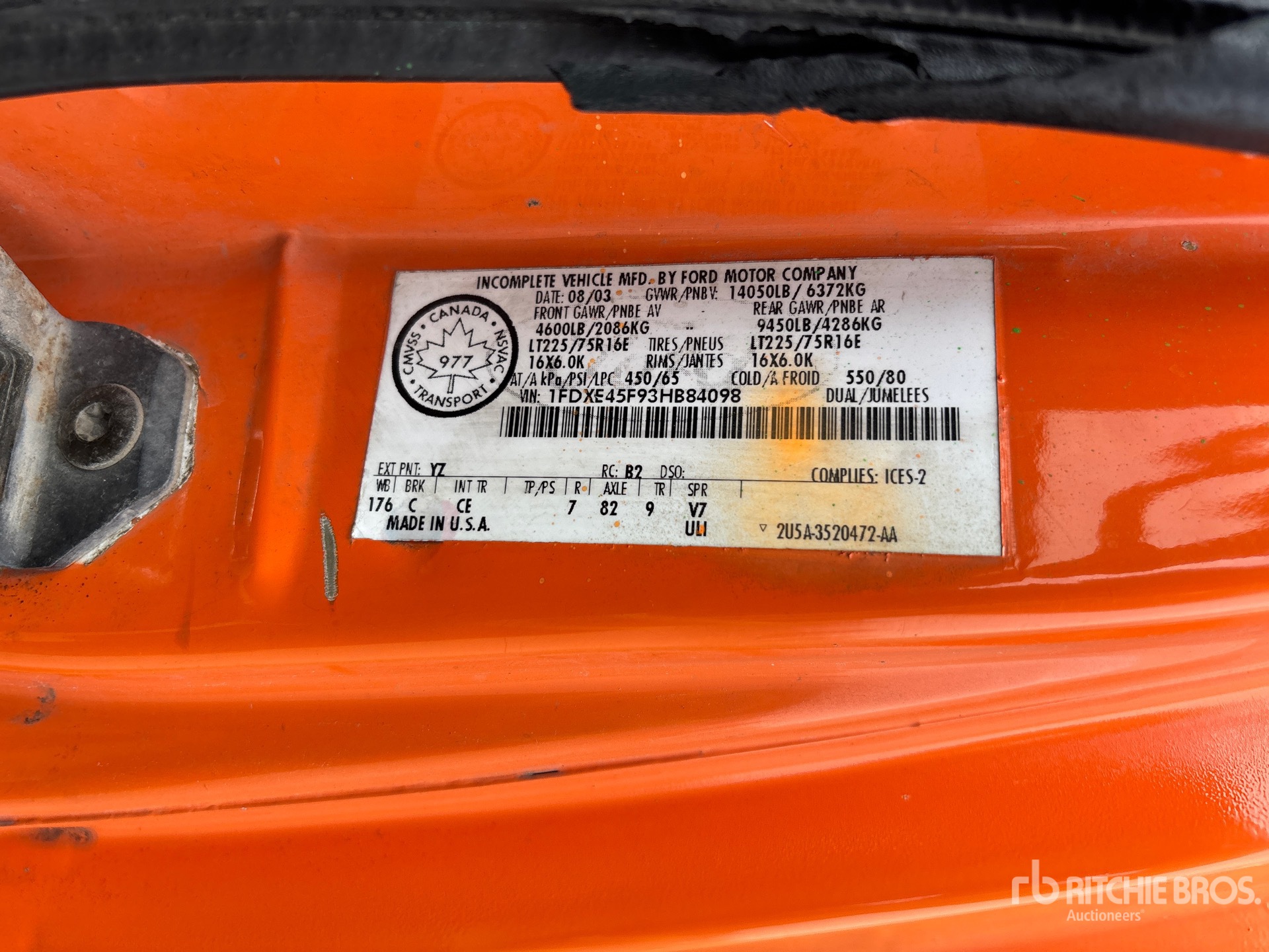 2003 Ford E-450