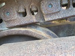 Undercarriage with Left Front Idler