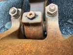 Undercarriage with Zużycie czopu soczewkowego belki wyrównywacza