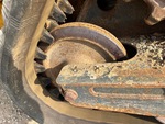 Undercarriage with Rear idler wear