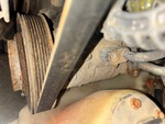 Engine with A/C Compressor