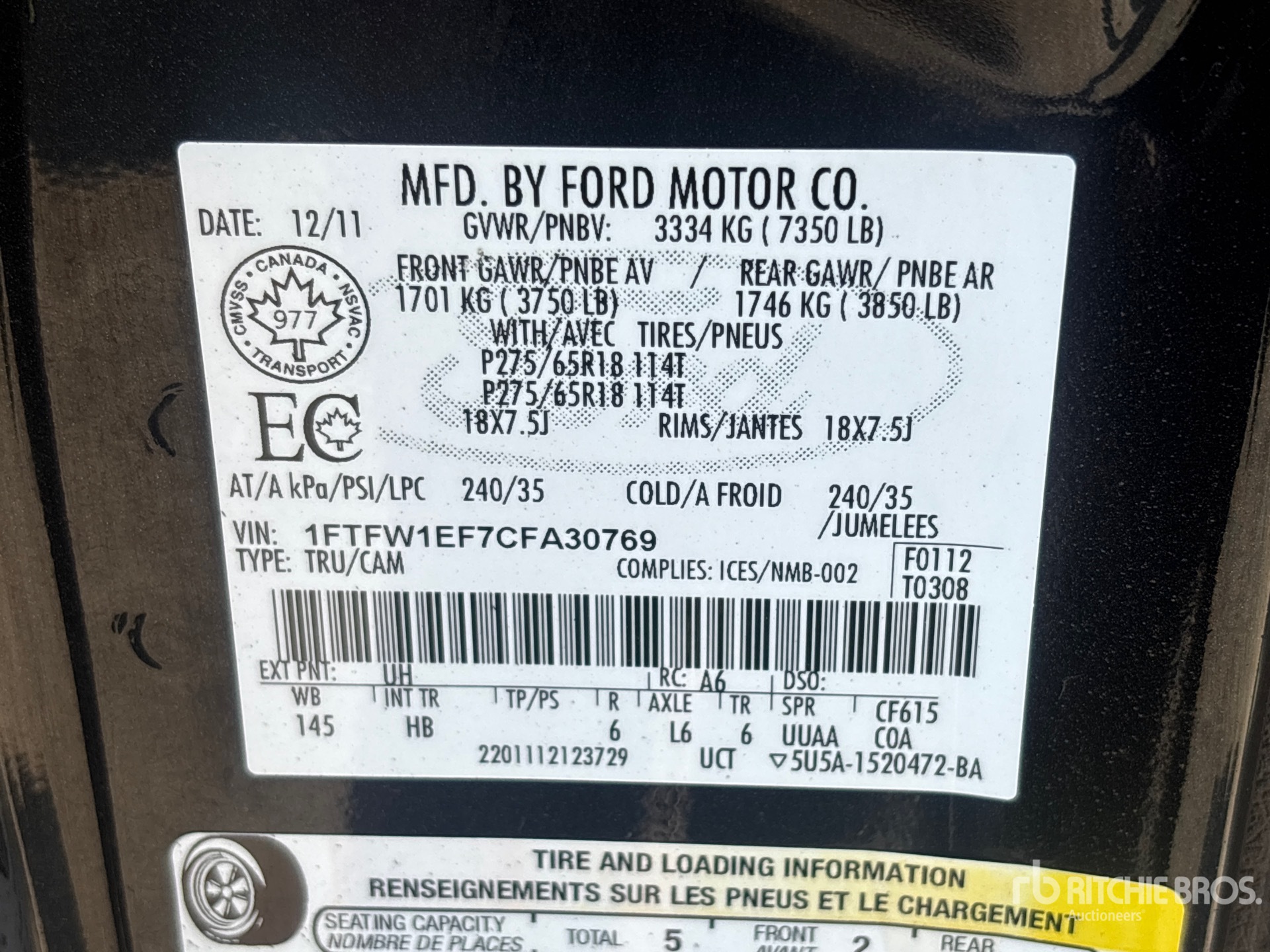 2012 Ford F-150