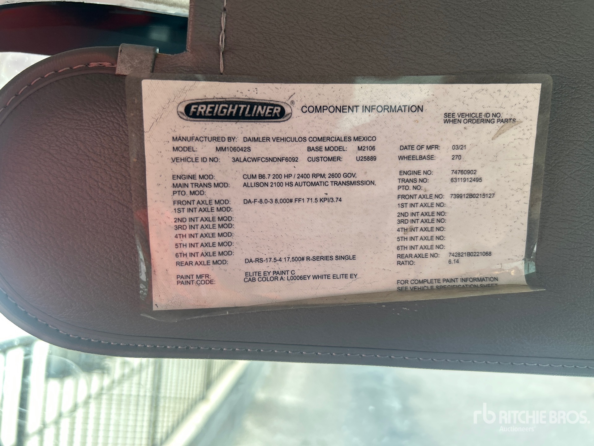 2022 Freightliner M2 106