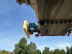 Feeder with Discharge Conveyor Drive Motor