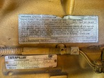 Engine with Emission Certification Label