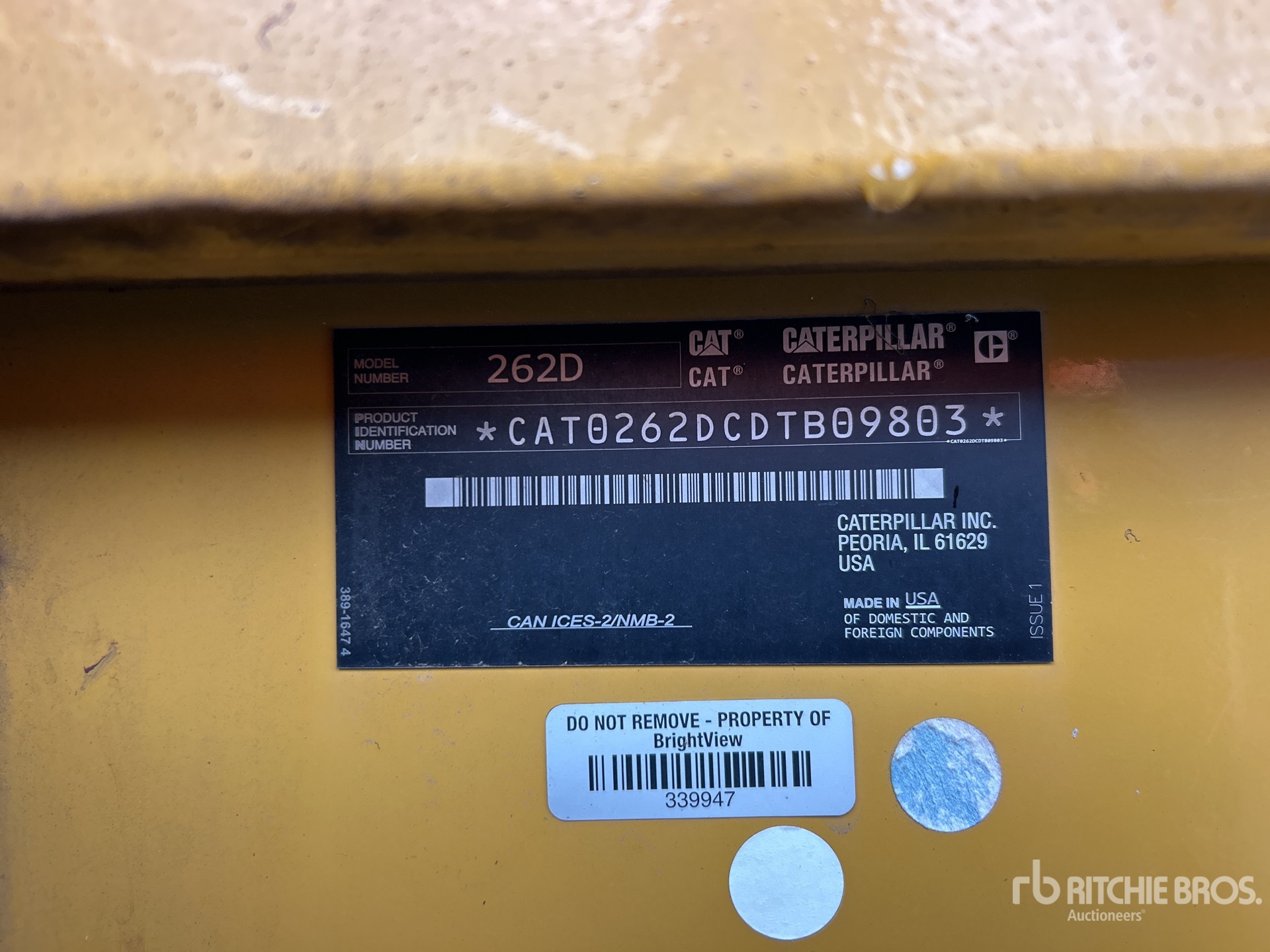 2019 Caterpillar 262D