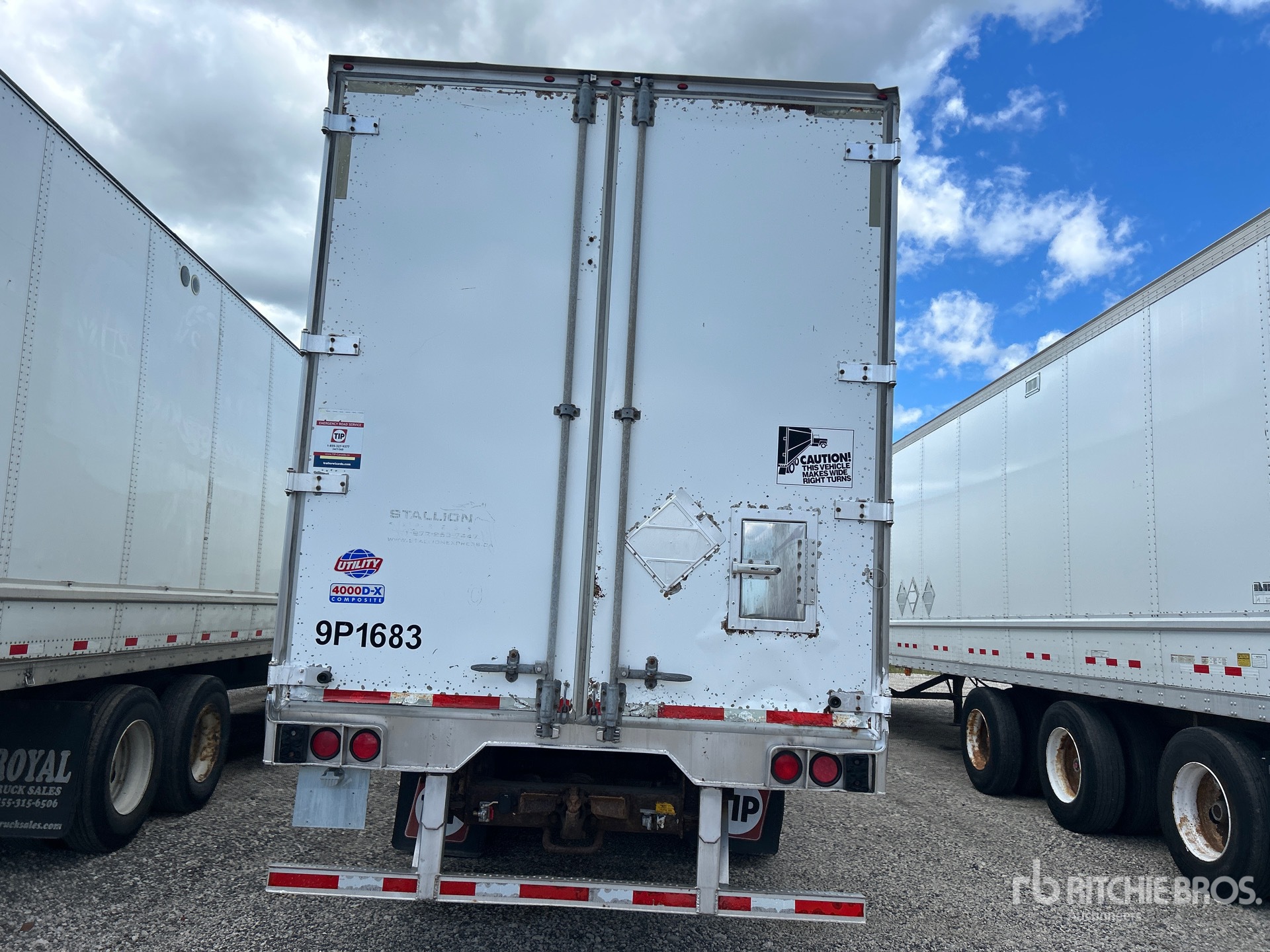 2014 Utility 53 ft x 102 in T/A