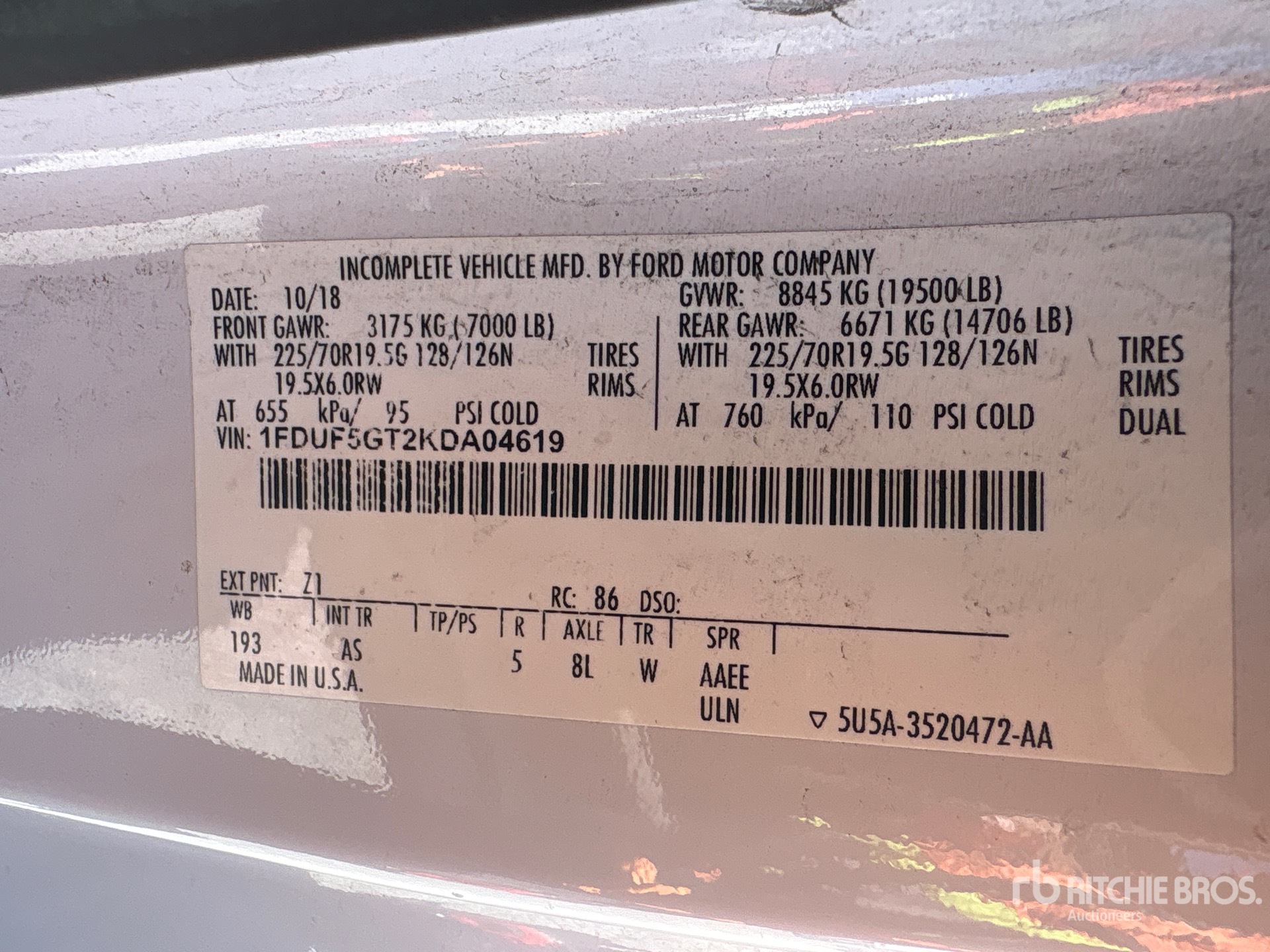 2019 Ford F-550
