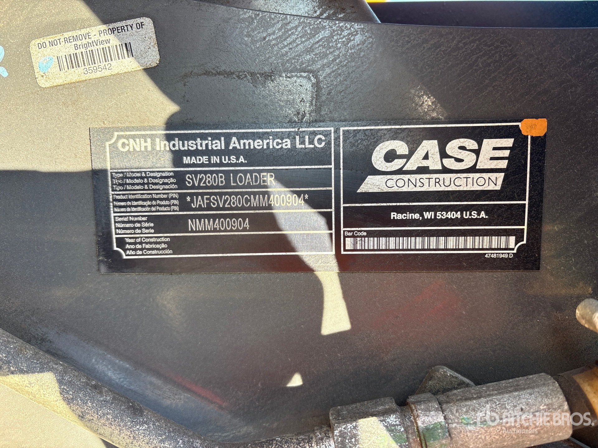 2021 Case SV280B