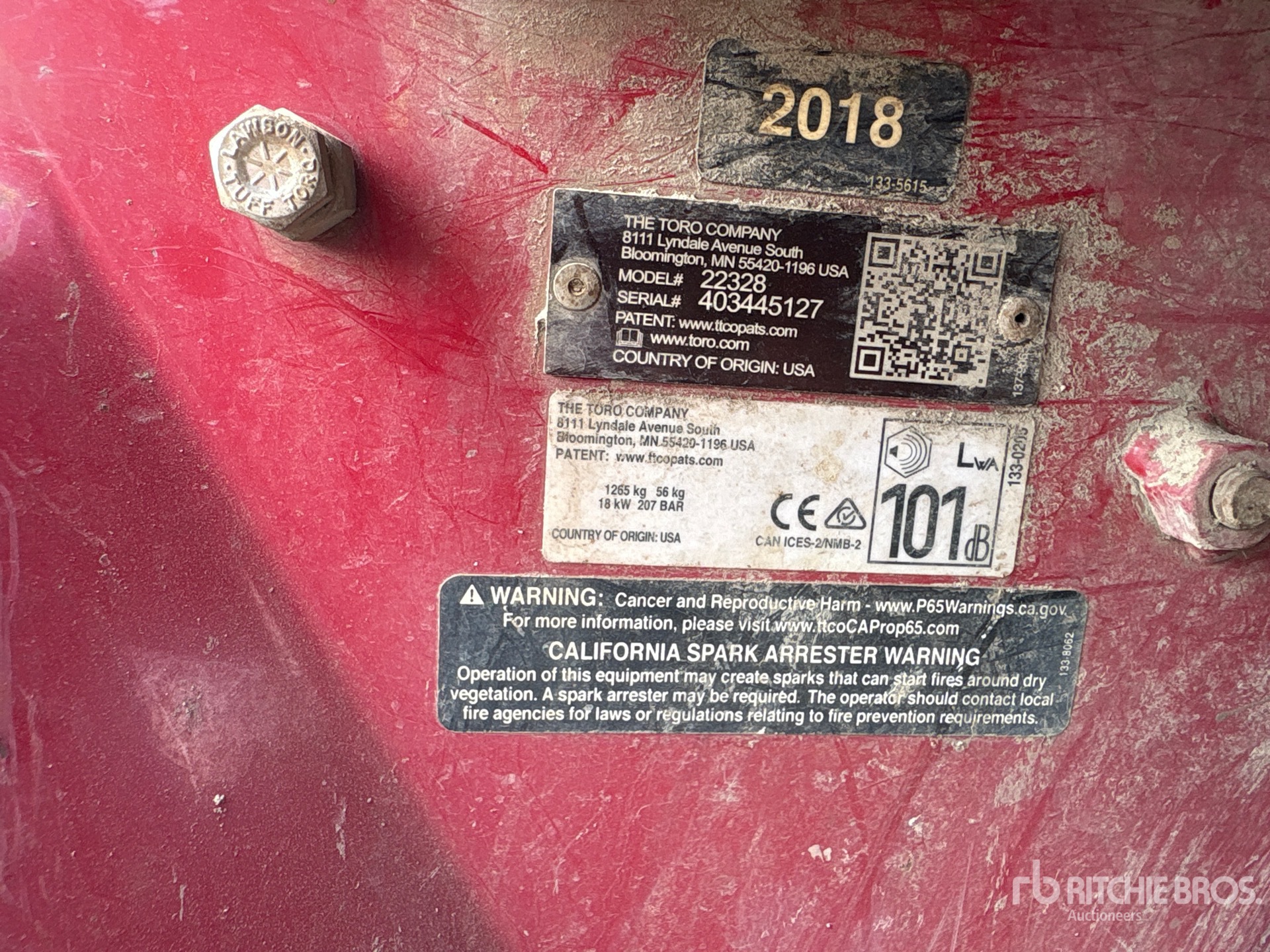 2018 Toro TX1000