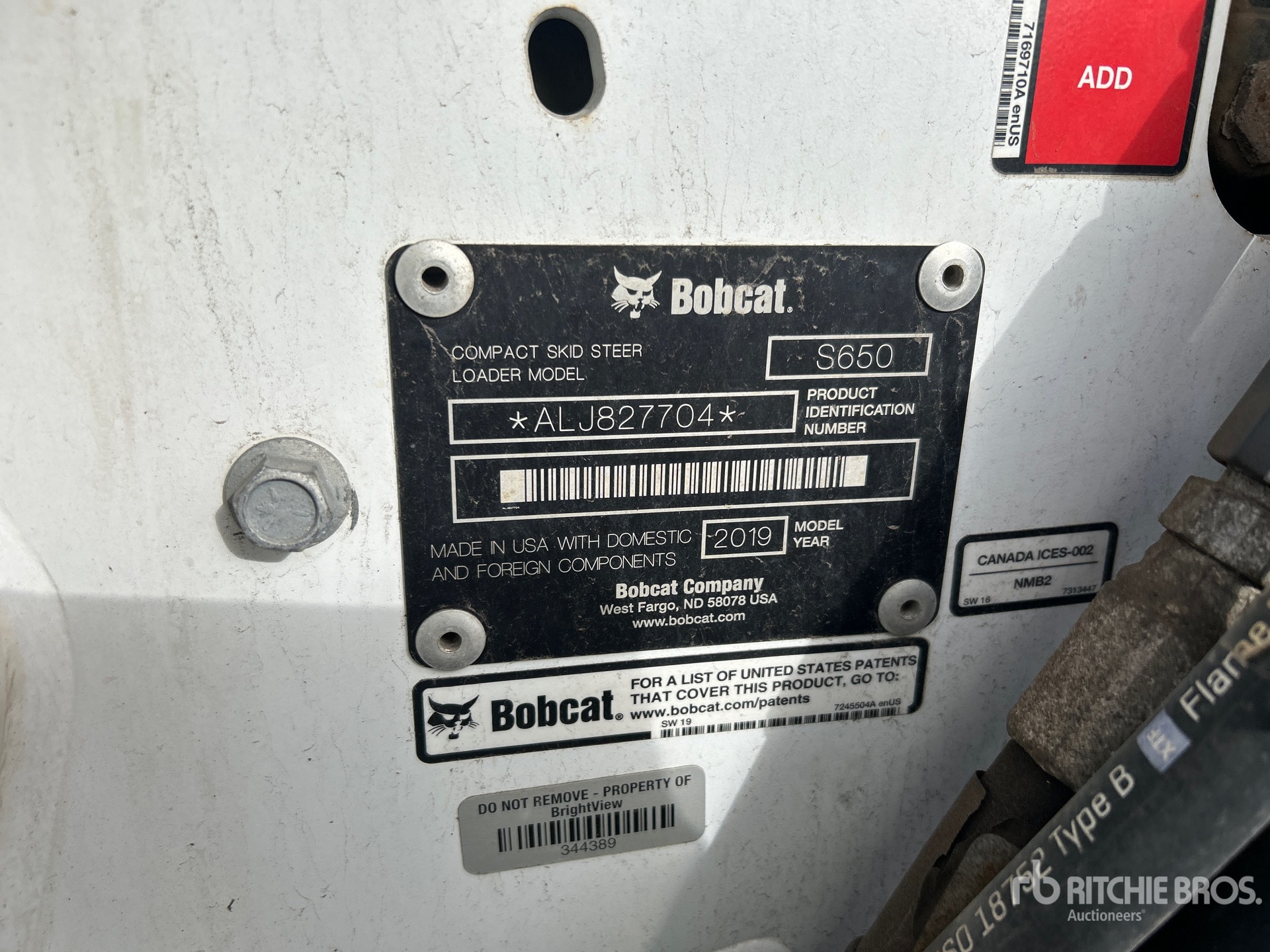 2019 Bobcat S650