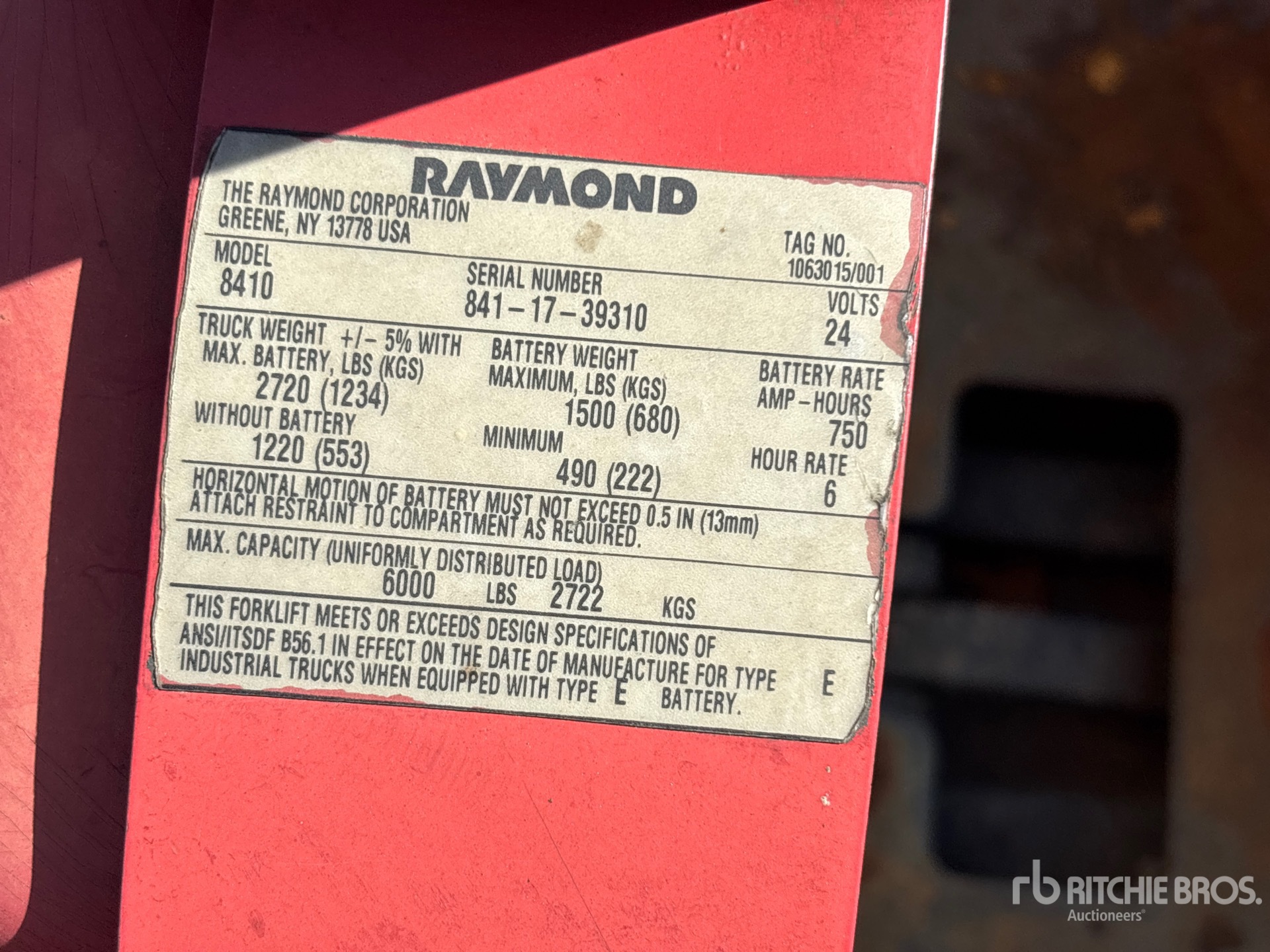 Raymond 8410