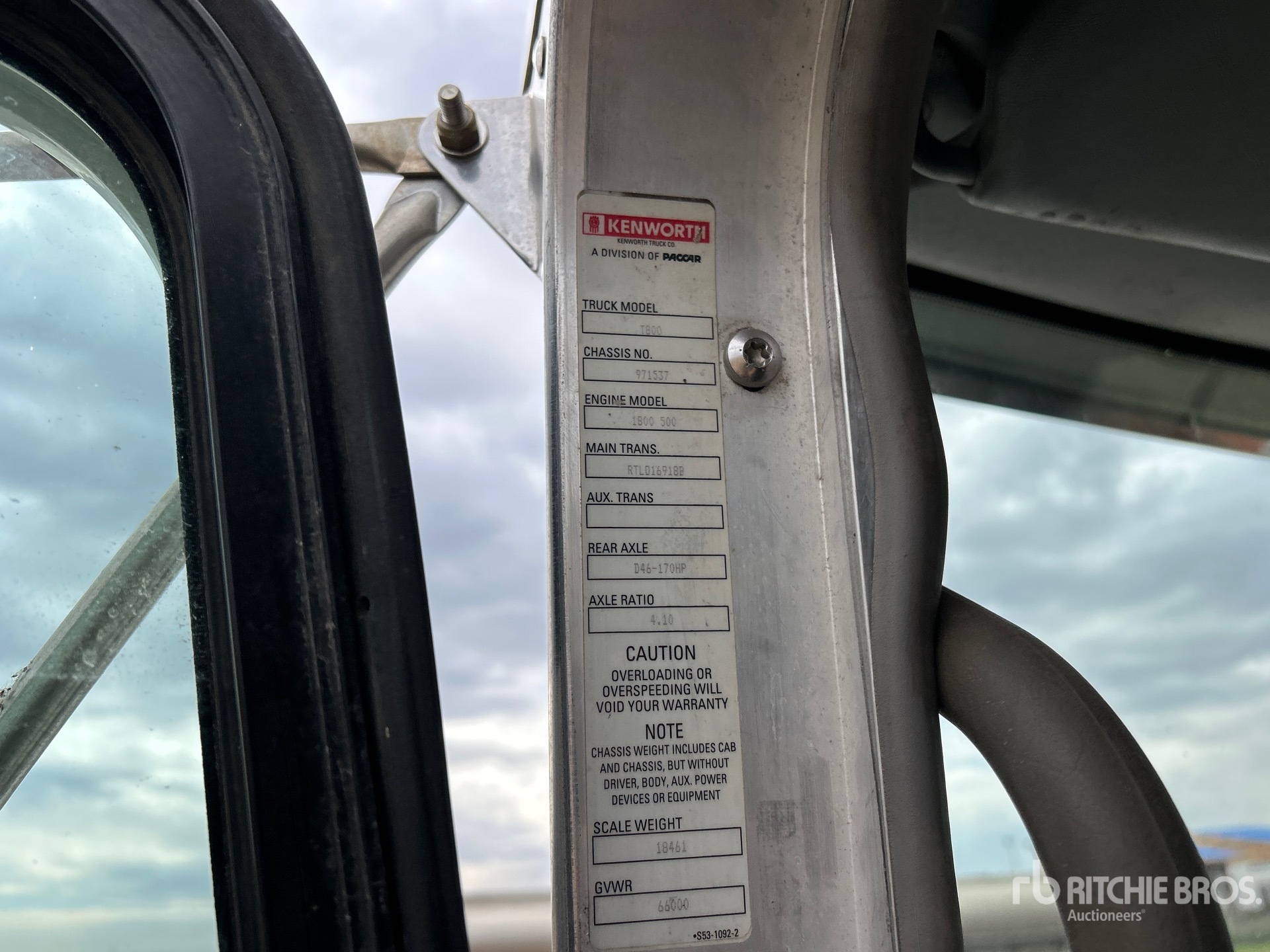 2015 Kenworth T800
