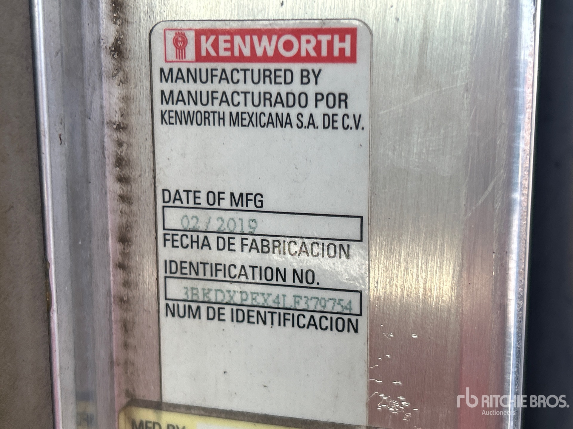 2020 Kenworth T800