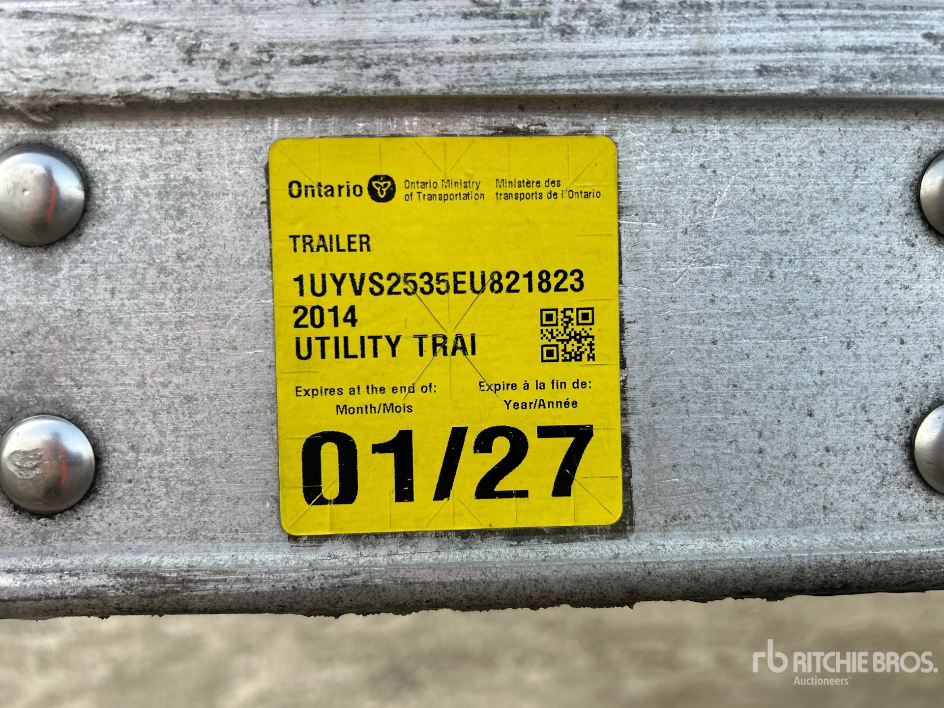 2014 Utility 53 FT T/A