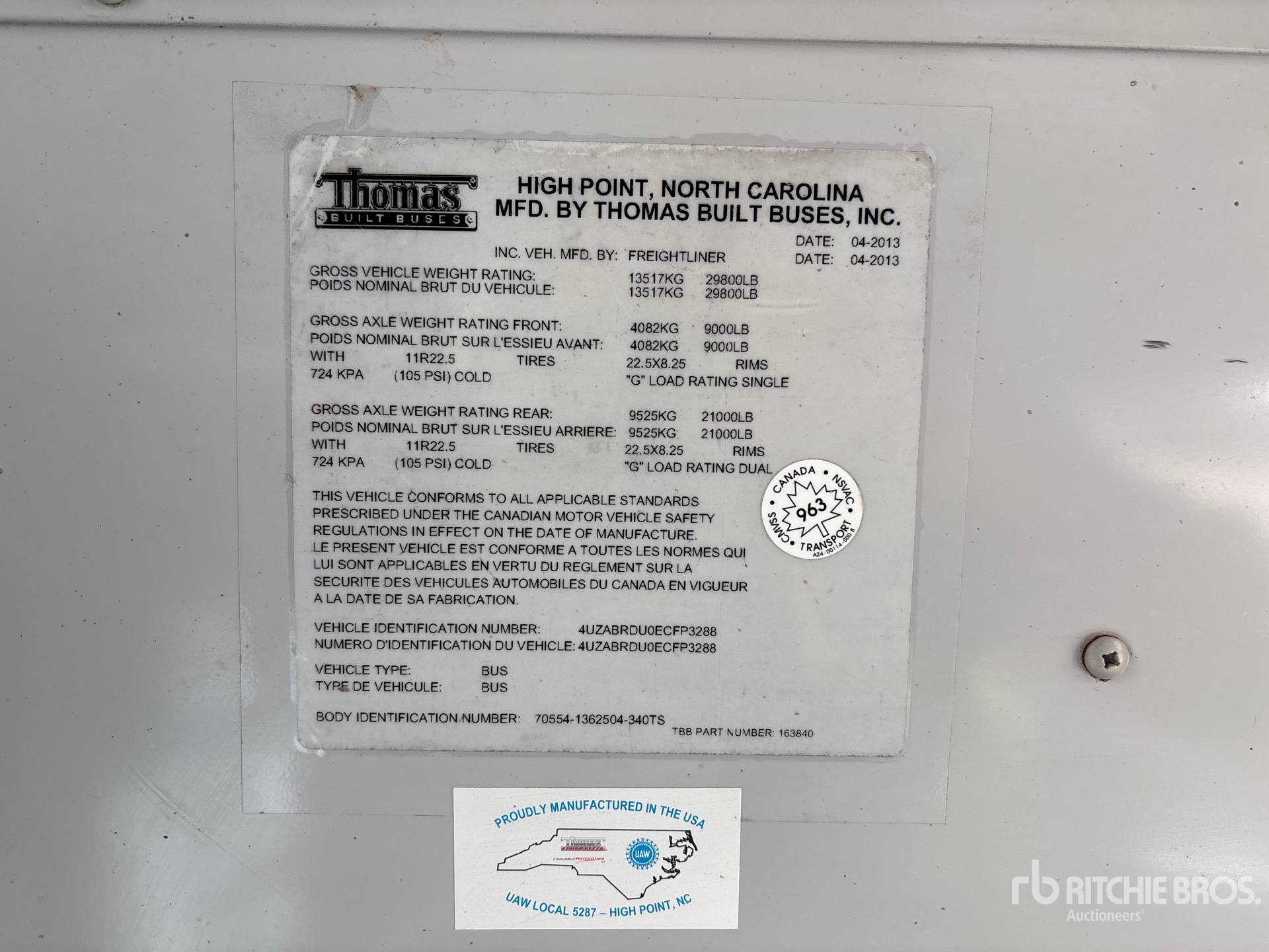 2014 Freightliner B2