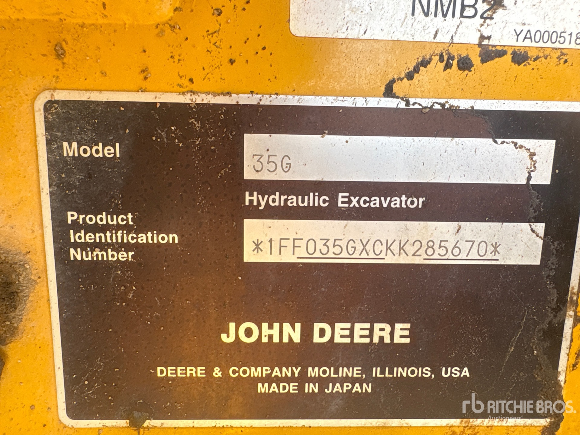 2019 John Deere 35G