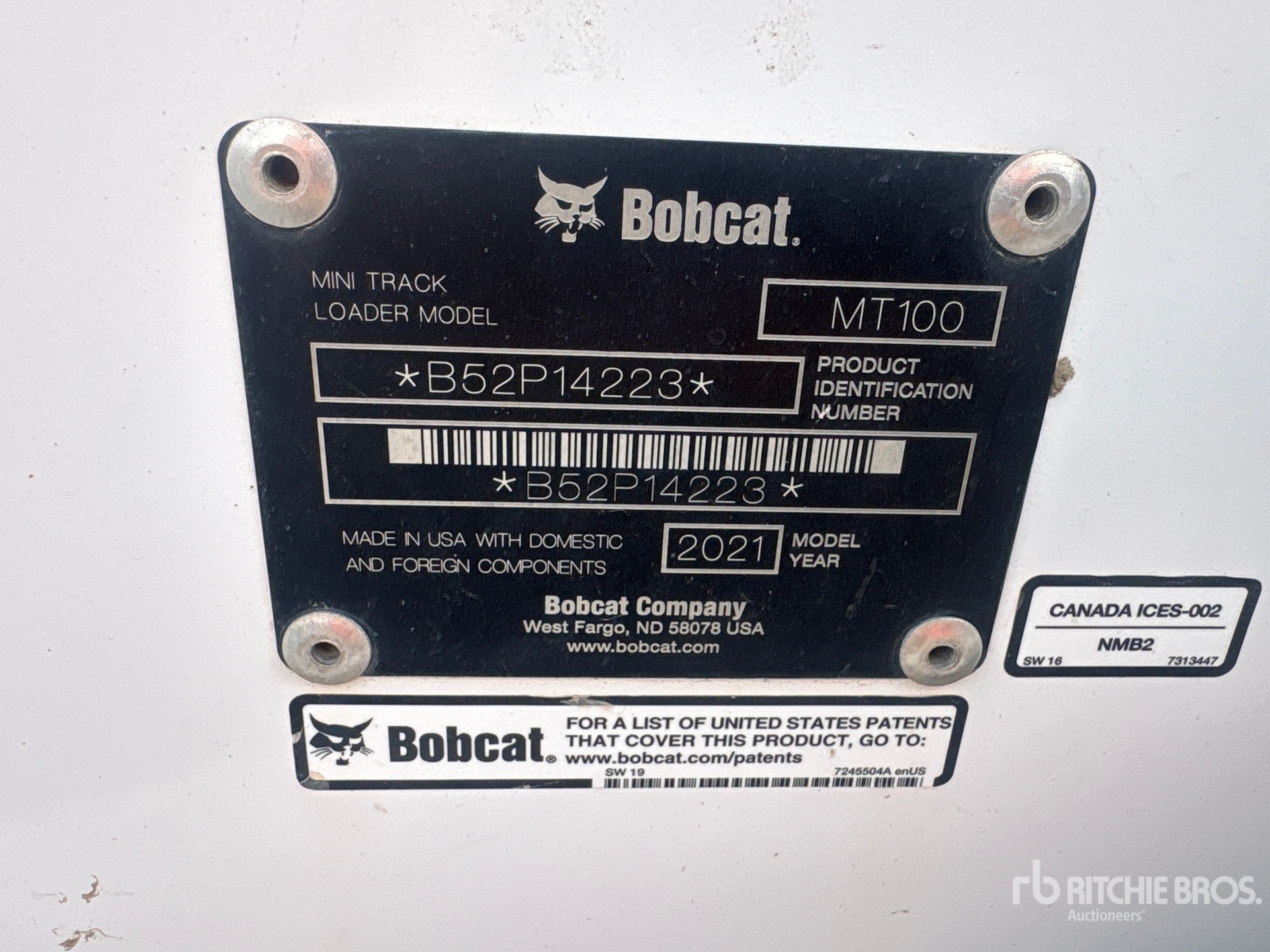 2021 Bobcat MT100