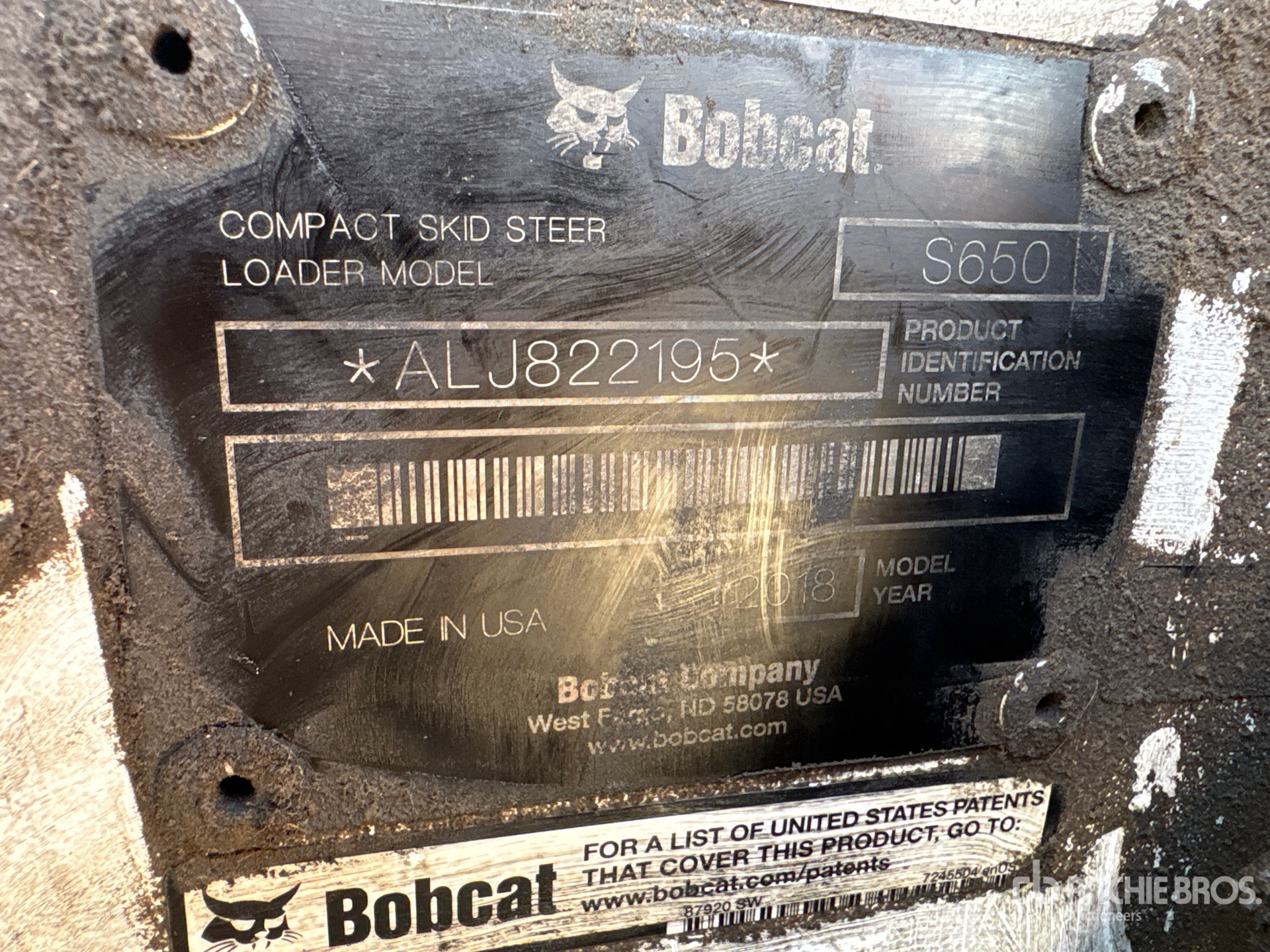 2018 Bobcat S650