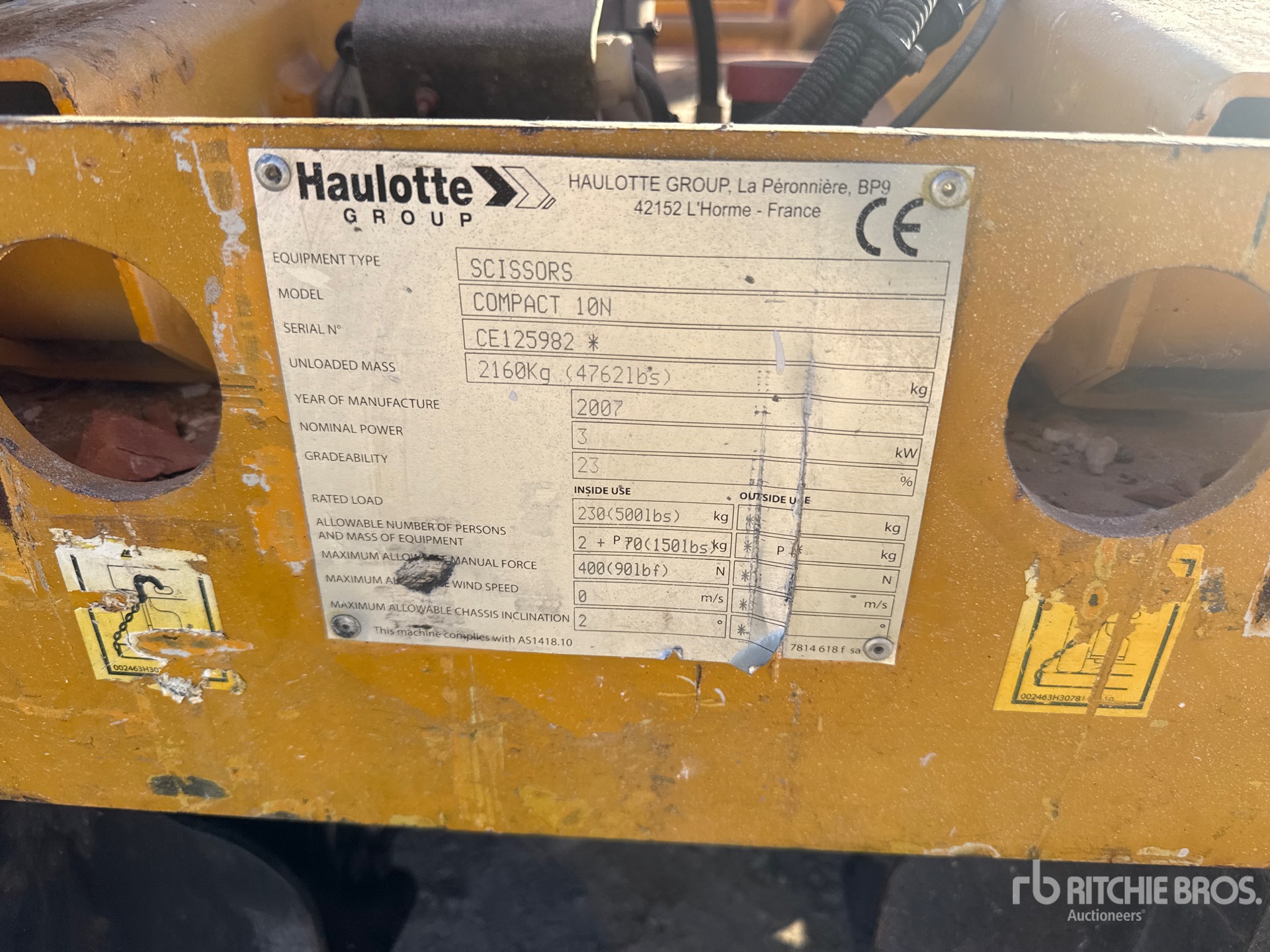 2007 Haulotte COMPACT 10N