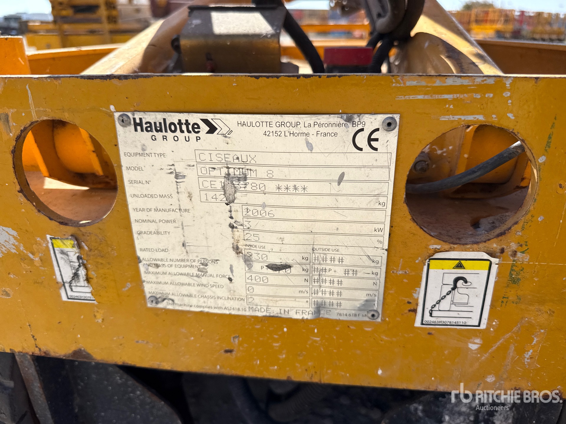 2006 Haulotte OPTIMUM 8