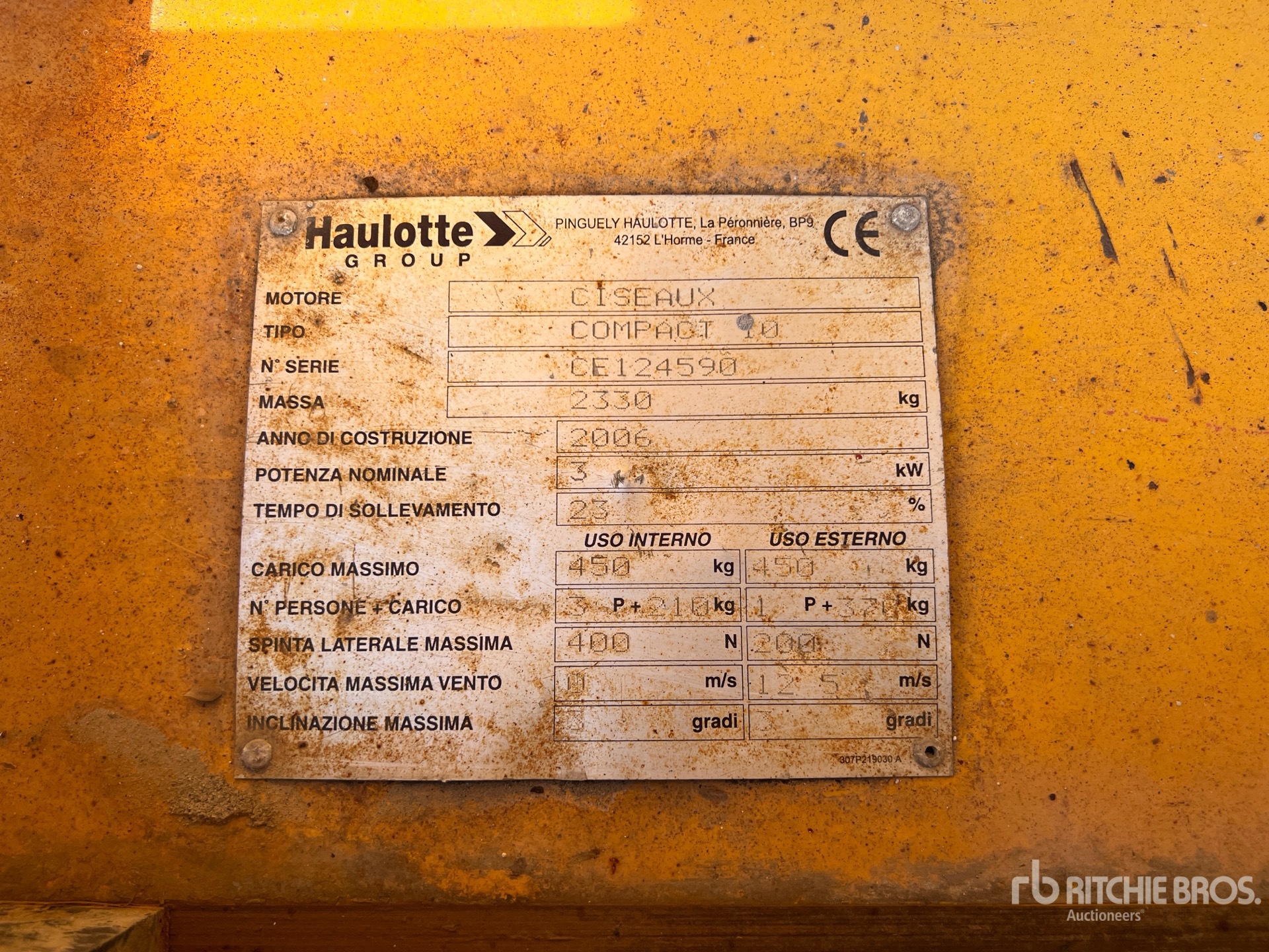 2006 Haulotte COMPACT 10