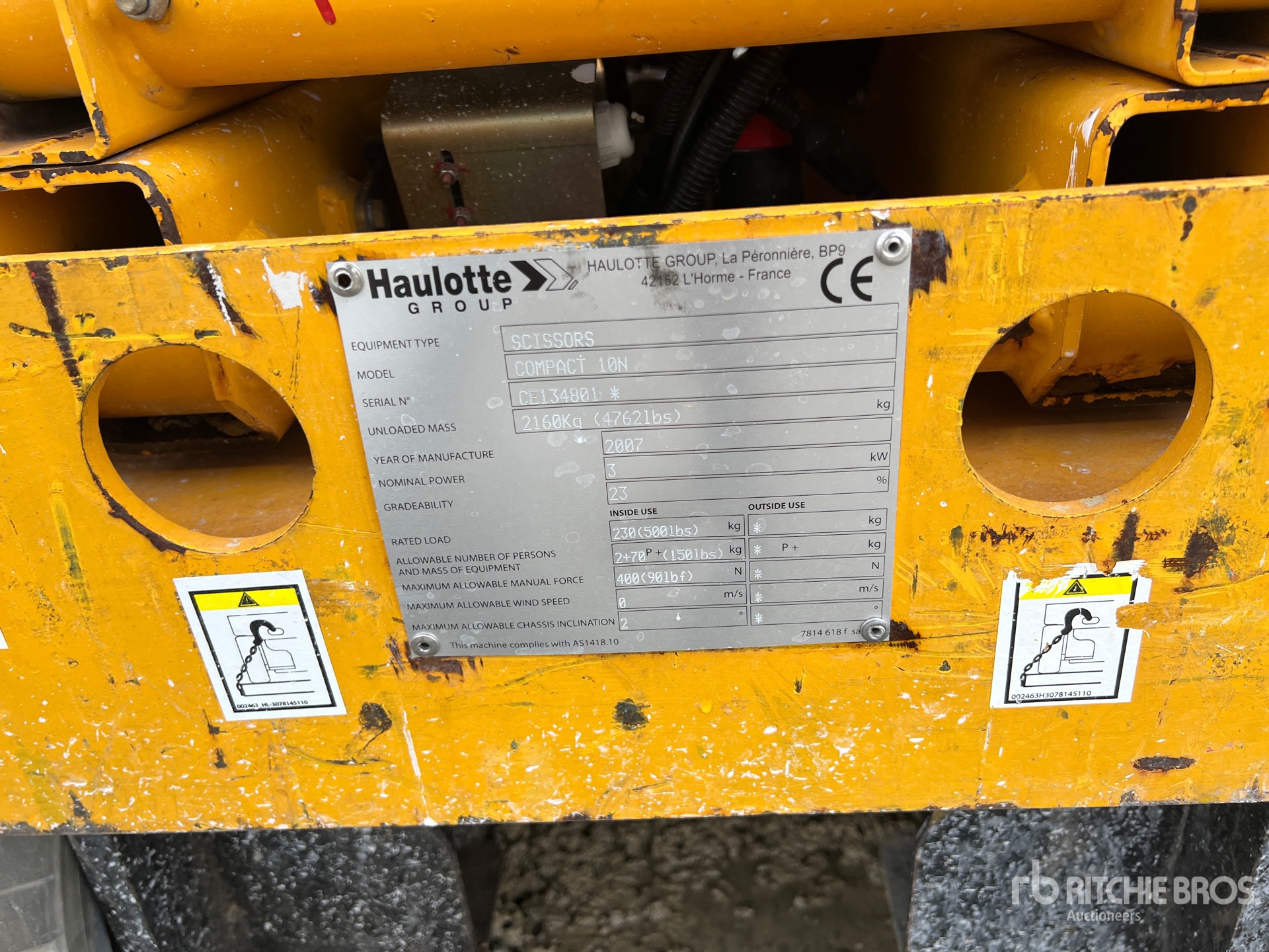 2007 Haulotte COMPACT 10N