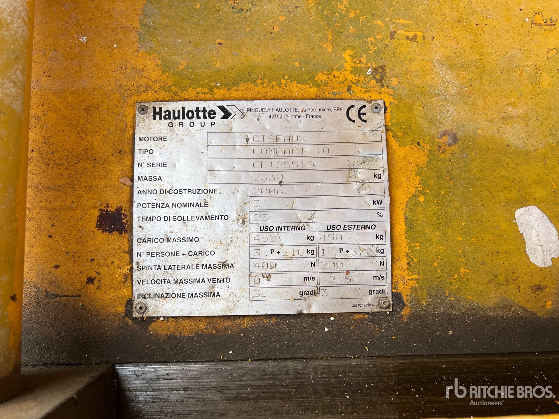 2006 Haulotte COMPACT 10