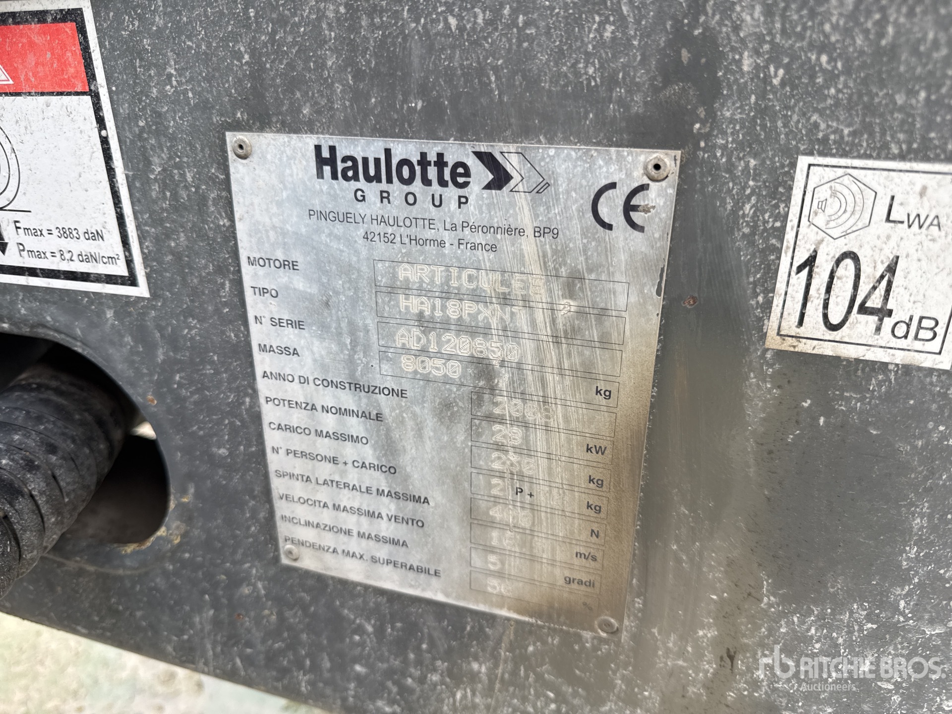 2008 Haulotte HA18PX