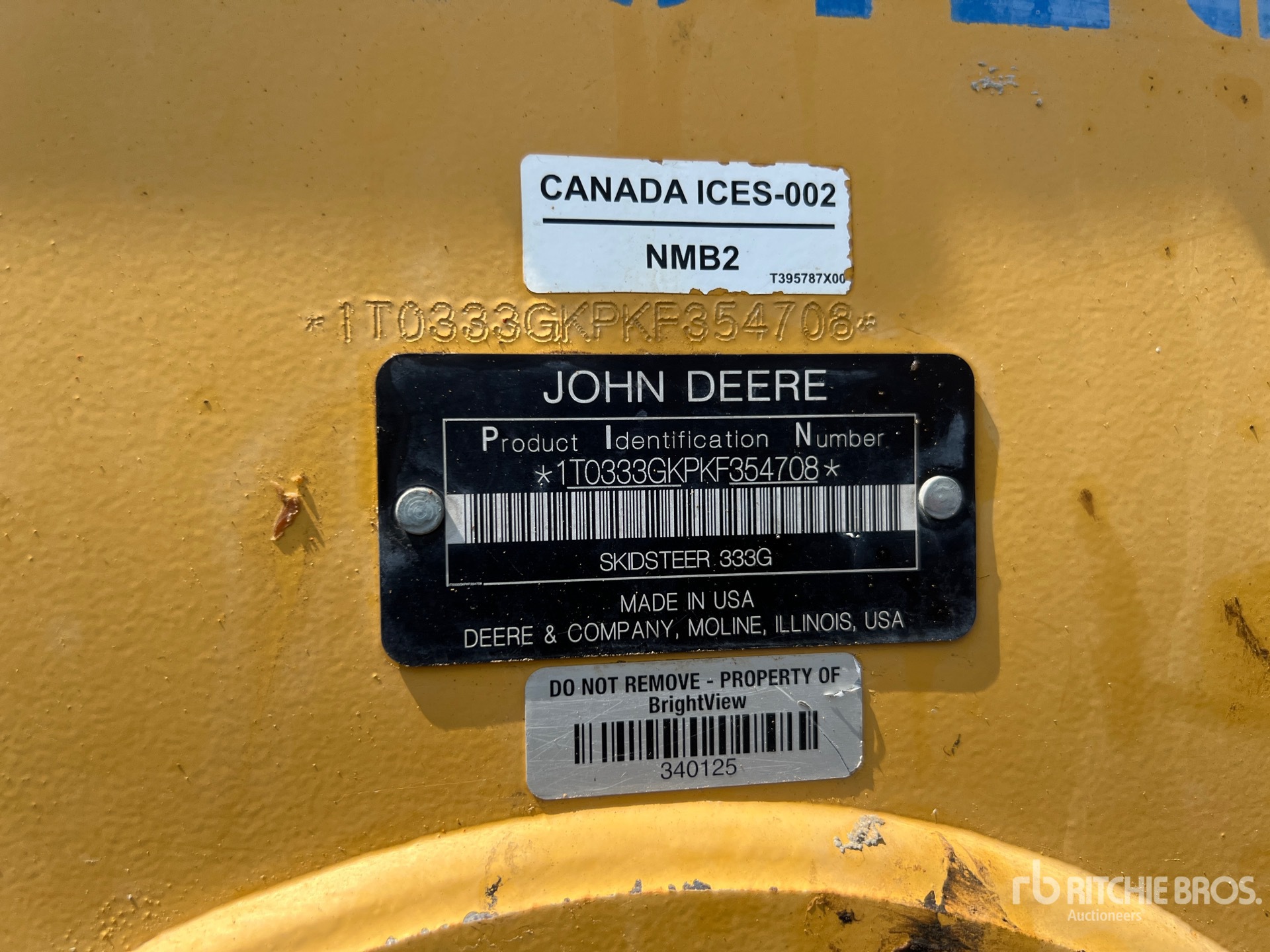 2019 John Deere 333G