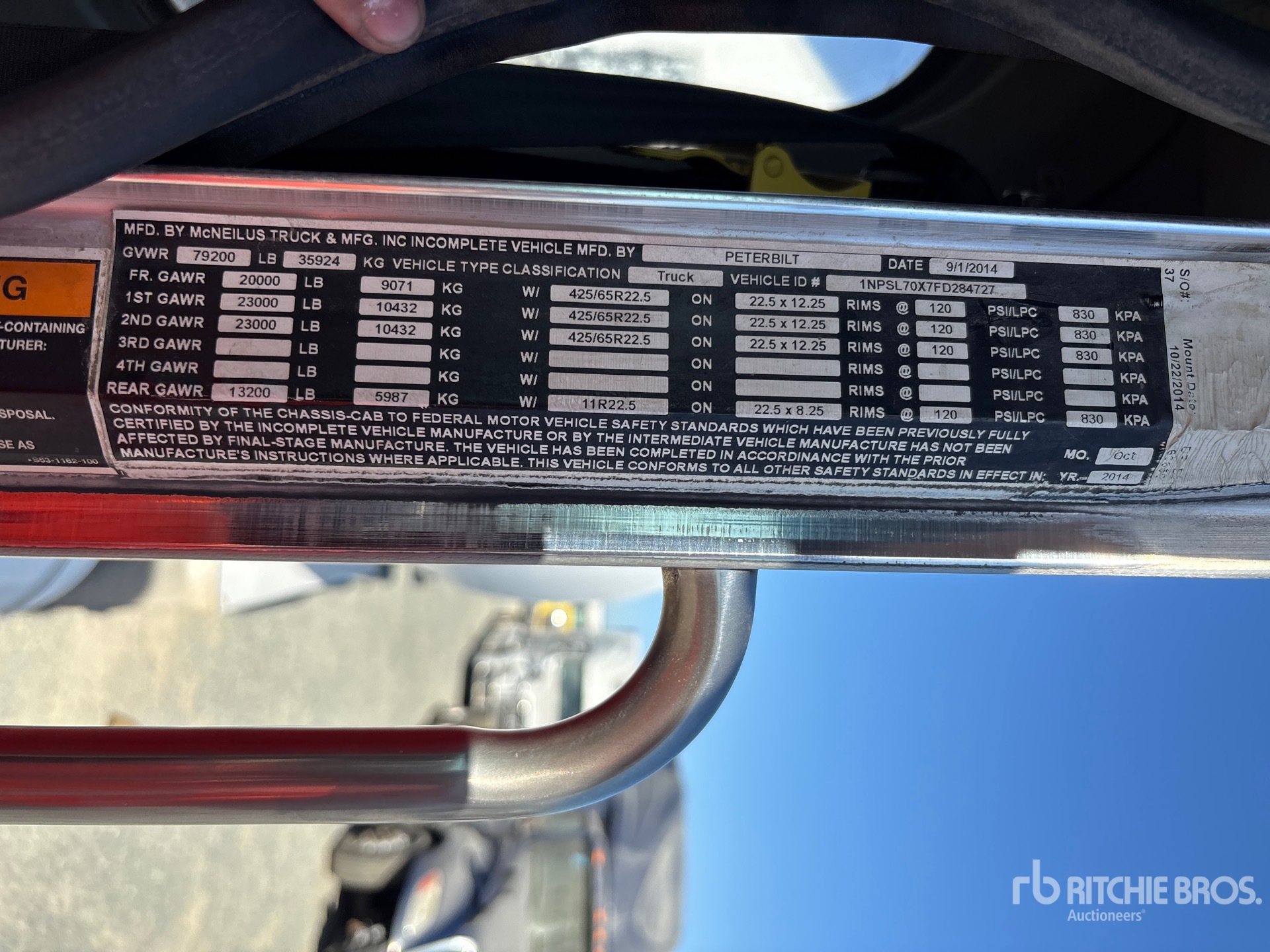 2015 Peterbilt 365