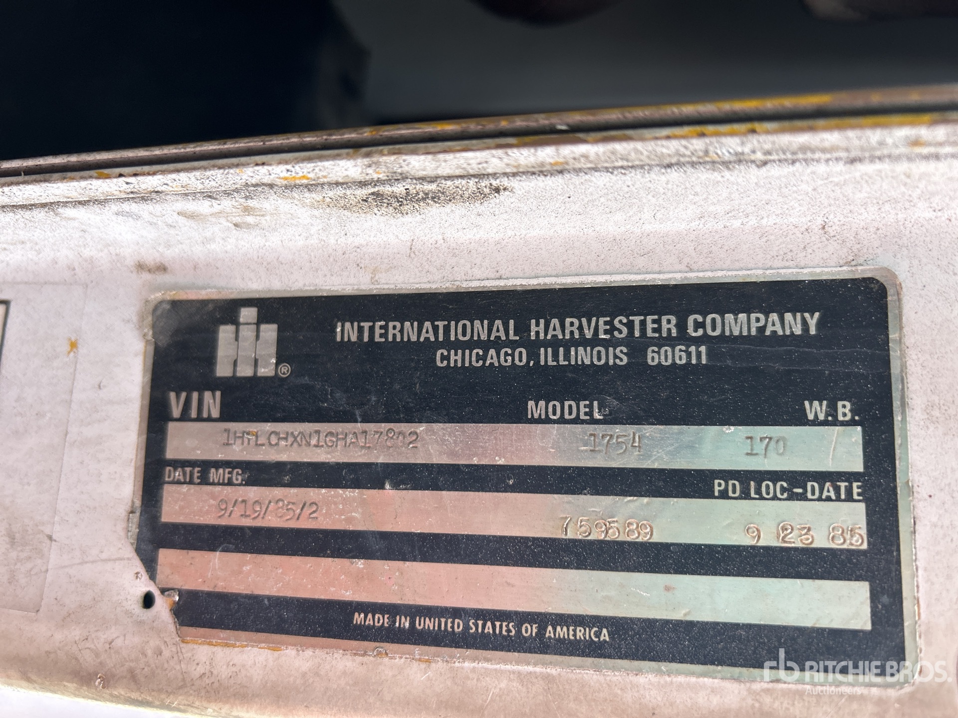1986 International 1754