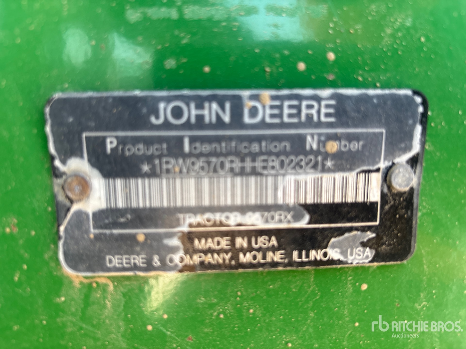 2017 John Deere 9570RX