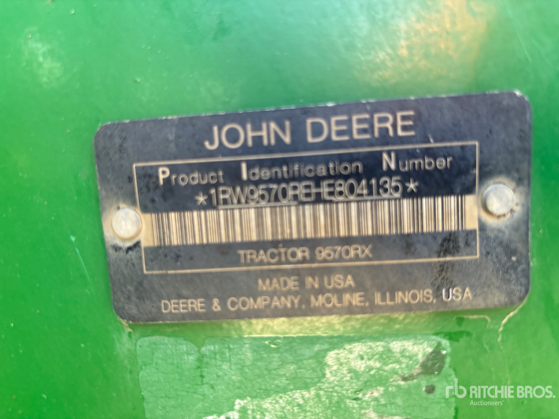 2017 John Deere 9570RX