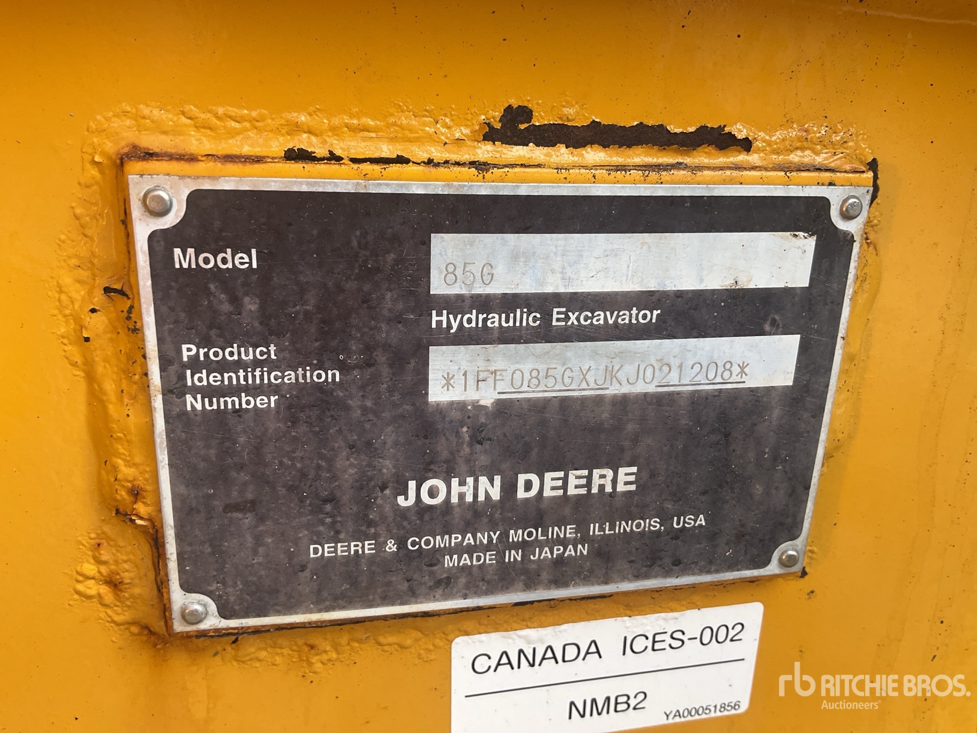 2020 John Deere 85G