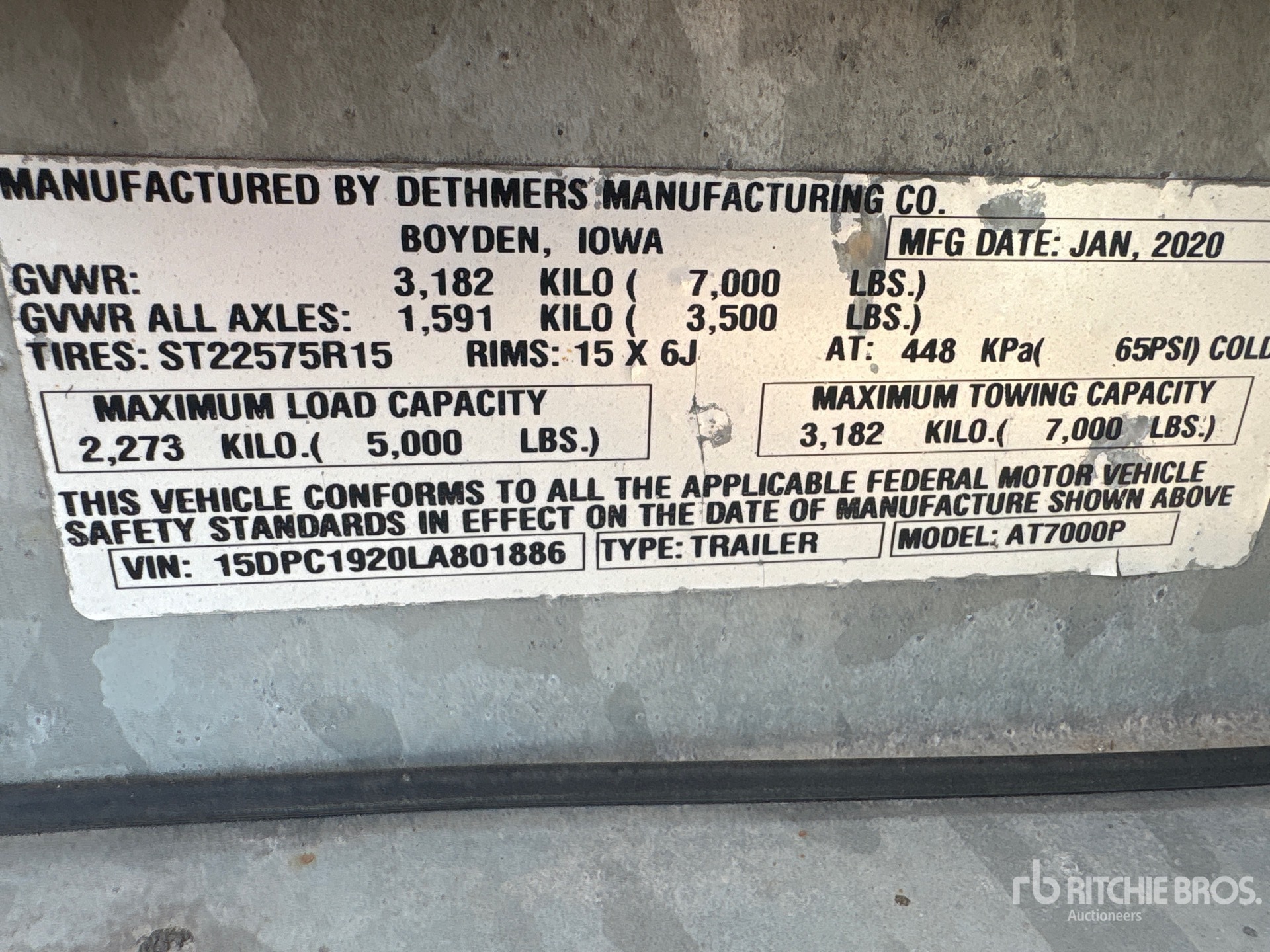2020 Demco AT7000P