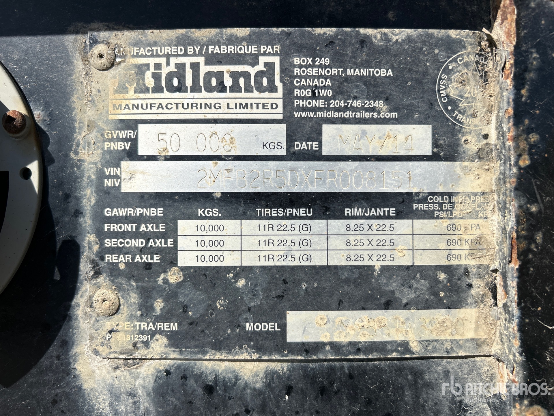 2014 Midland TW3000
