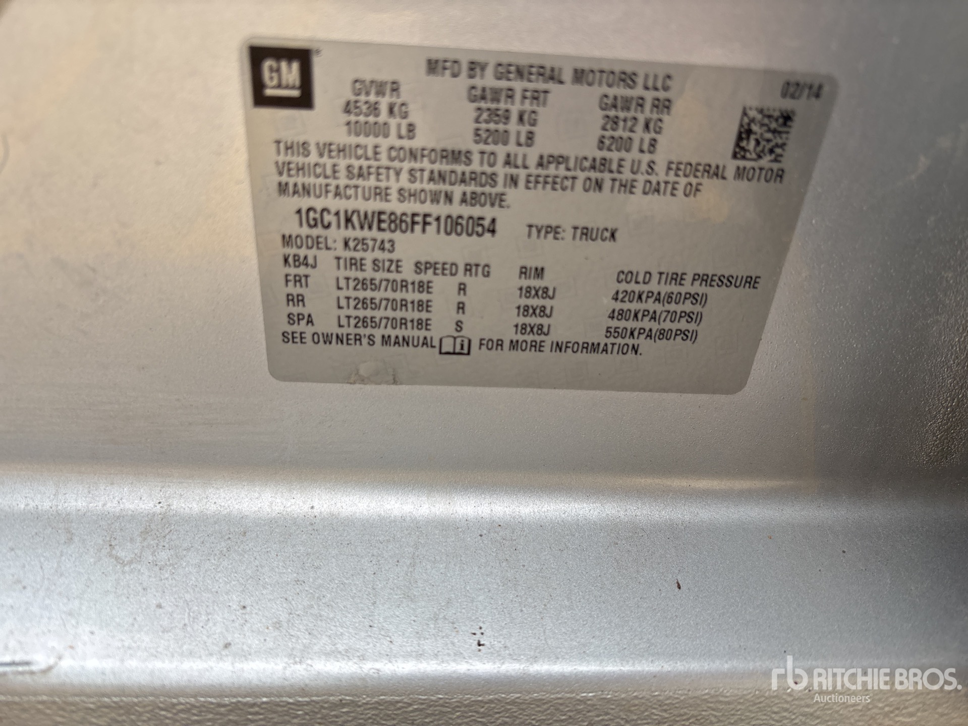 Photo of 2015 Chevrolet SILVERADO 2500H