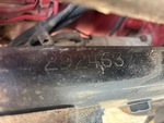 General Appearance with Frame Stamp Serial Number/VIN Photo