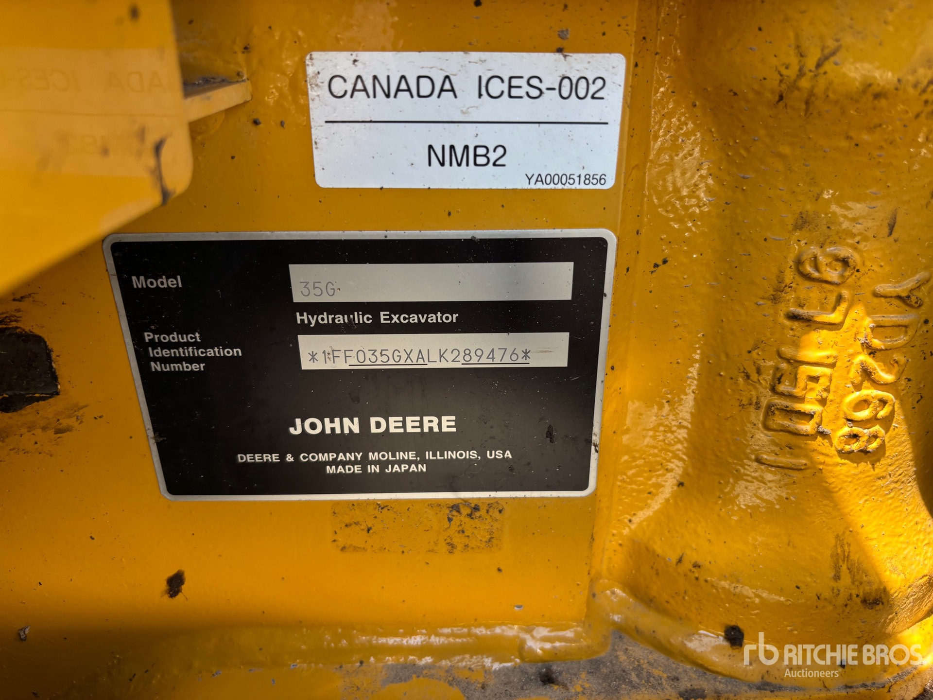 2020 John Deere 35G