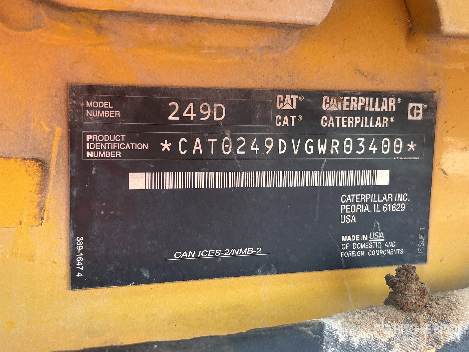 2019 Caterpillar 249D