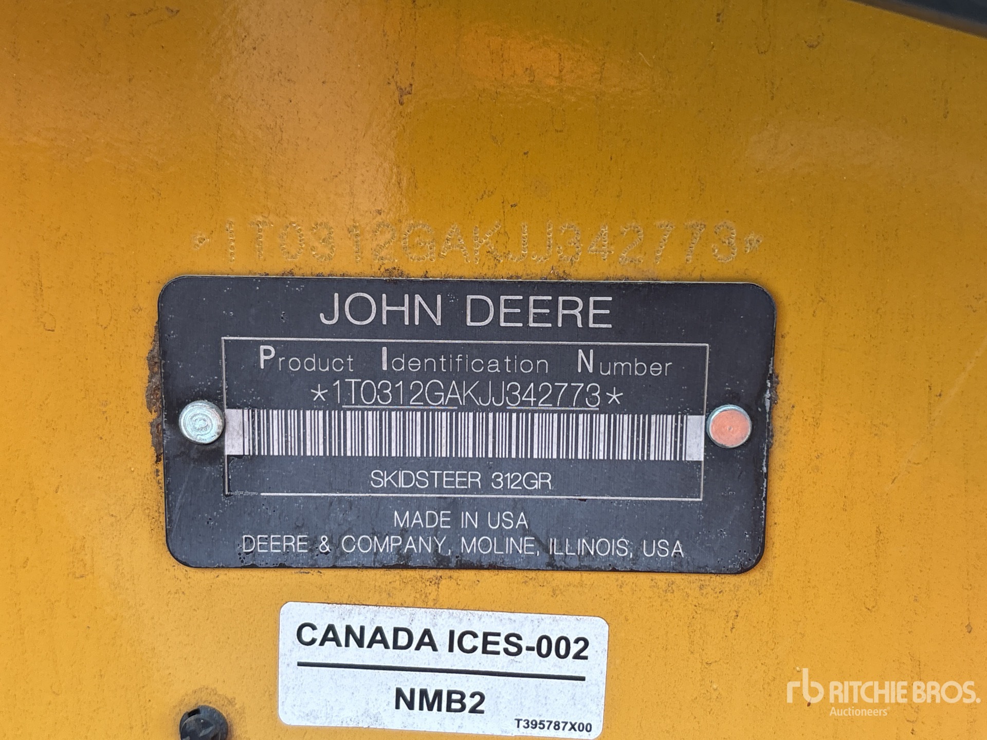 2019 John Deere 312GR